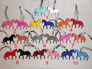 Thiết Kế Sang Trọng Da Móc Chìa Khóa Cho Phụ Nữ Phong Cách Mới Vòng Chìa Khóa Và Cổ Tay Túi Charms Ngựa Hình Keychain Phụ Kiện - Product Image 3