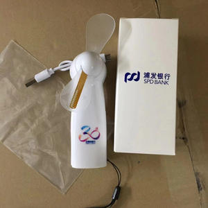 Mini Ventilador Portátil de Mano con Luz LED, Funciona con Batería, Plástico Ecológico, para Uso en Exteriores y Hoteles, Regalo de Verano, Viajes - Product Image 6