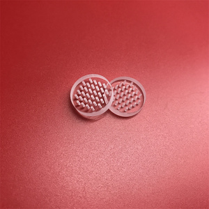 Disque en verre de <span class=keywords><strong>quartz</strong></span> de silice transparent résistant à la chaleur avec perçage au laser - Product Image 3