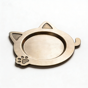 Sous-verre en métal usiné CNC OEM/ODM - Tapis de table personnalisé en forme de patte de chat - Fourniture en gros - Product Image 2