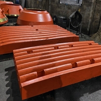 Revêtement de mâchoire PEX-250x1200 : Pièces d'usure en acier Mn18Cr2 à ajustement parfait