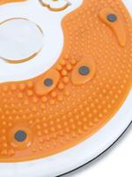 Appareil de massage et d'entraînement pour la taille avec aimant de surface, en PP et ABS, disque rotatif à 360 degrés, charge maximale 100 kg