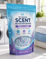 Sachet de recharge personnalisé pour liquide nettoyant, à fermeture éclair, haute barrière, en PE, PET, VMPET