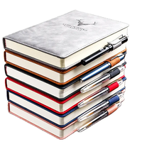 Carnet en Cuir PU Certifié FSC, Taille Personnalisée, Cadeau d'Entreprise, Vente en Gros, Marque Privée, Carnet de Notes OEM avec Stylo
