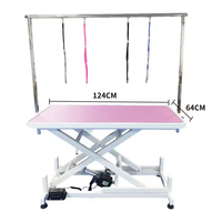 Table de toilettage pour animaux de compagnie, table élévatrice à ciseaux électriques, plateforme de levage robuste à hauteur réglable