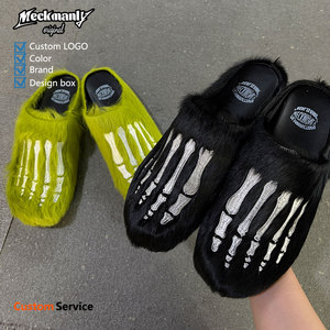 2026 new customized slippers, suede leather, suede leather, high-quality men's and women's arch support slippers - Product Image 4