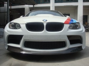 Kits de carrosserie large pour BMW Série <span class=keywords><strong>3</strong></span> E92 M3, style V, pare-chocs avant large, capot, ailes, couvre-moteur en fibre de carbone - Product Image 5