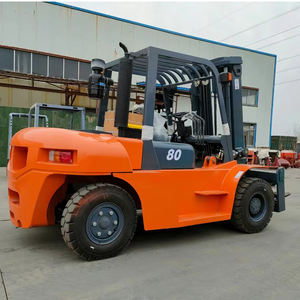 Montacargas Diésel para Manejo de Contenedores de <span class=keywords><strong>8T</strong></span>, Altura de Elevación de 6m con Desplazamiento Lateral, Aplicación Forestal - Product Image 5