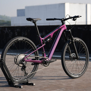 Vélo <span class=keywords><strong>de</strong></span> montagne en <span class=keywords><strong>fibre</strong></span> <span class=keywords><strong>de</strong></span> carbone 27,5 29 pouces, suspension intégrale, frein à disque hydraulique, Bicicleta <span class=keywords><strong>De</strong></span> Montana Mtb Bicycke pour adulte - Product Image 6