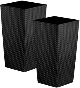 <span class=keywords><strong>Pot</strong></span> de fleurs <span class=keywords><strong>en</strong></span> rotin plastique et <span class=keywords><strong>osier</strong></span>, <span class=keywords><strong>pot</strong></span> <span class=keywords><strong>pour</strong></span> plantes, décoration de jardin, maison <span class=keywords><strong>en</strong></span> fibres de bambou, livraison gratuite - Product Image 1