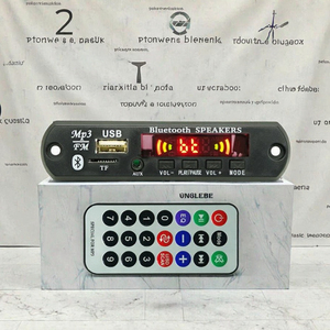 12V xe MP3 máy nghe nhạc loa giải mã Hội Đồng Quản trị với màn hình kỹ thuật số Bảng điều khiển không dây Kit và MP3 USB Mô-đun linh kiện điện tử - Product Image 3