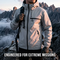 Veste technique Gorpcore Euro-Fit personnalisée pour homme, coque imperméable haute couture à marque privée, solution OEM complète pour les marques d'extérieur