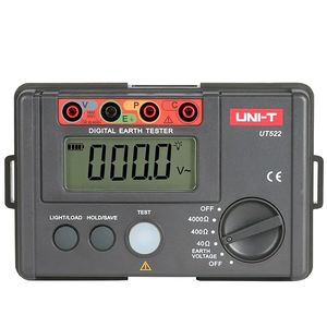 UNI-T UT522 Medidor Digital de Resistencia de Tierra, Ohmímetro de 4000 Ohmios, Prueba de 2 y 3 Cables, Megómetro - Product Image 3