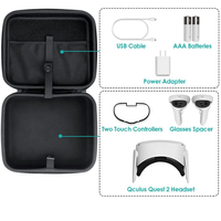 Meilleure sacoche de voyage pour le transport, étui de rangement EVA Portable et résistant aux chocs pour casque de jeu VR et accessoires de contrôleurs