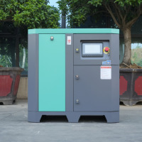Kompresor Udara Sekrup Berpelumas Industri 22KW 30HP dengan Mesin 220V 380V untuk Bengkel