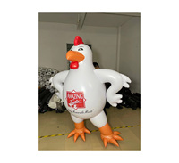 BOYI personnalisé poulet publicité scène décoration événement gonflable oiseau poulet ballon