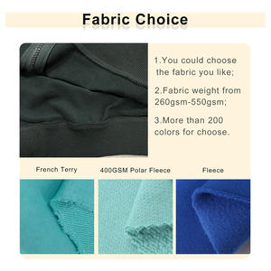 Customized Full Zipper Men's Jacket Brand Neck Label Soft <b>Thick</b> Fabric Anti-pilling 100% Cotton Patch Embroidered Hoodie - Product Image 3