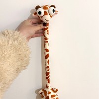 Peluche Teckel Méchant à Col Long - Jouet en Peluche Chien - Poupées en Polyester et Coton PP