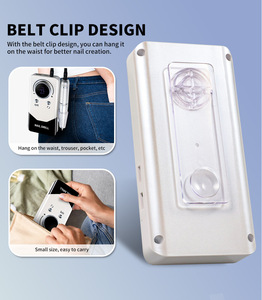 Rechargeable Nail Drill Machine 45000RPM Portable Electric <b>E</b>-<b>File</b> Cordless Manicure Polishing Sander with Bits Base Salon Tool - Product Image 5