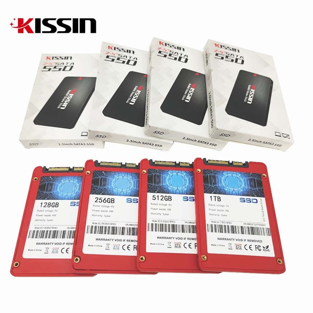 Factory Wholesale 2.5" SATA3 High Capacity SSD 1TB 512GB 256GB 128GB High Speed Solid State Drive for PC