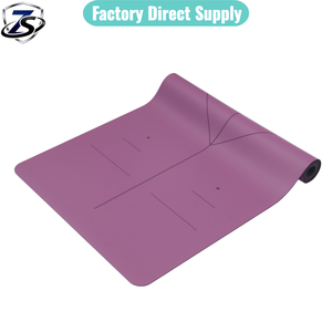 Tapete de Yoga Hipoalergénico de PU Grueso, Inodoro, Sin Químicos, Seguro <span class=keywords><strong>para</strong></span> Niños y <span class=keywords><strong>Mujeres</strong></span> Embarazadas, Grosor de 5mm/6mm/8mm/10mm, Venta al Por Mayor - Product Image 1