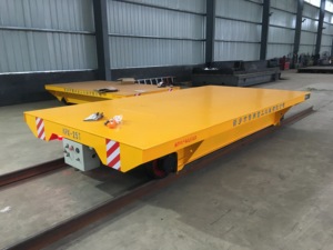 עגלת העברת מטענים על מסילה, נשלטת מרחוק, מפלדה, לעבודה כבדה, חשמלית, 30 טון, סוללת ליתיום, למפעל ייצור - Product Image 3