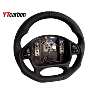 YTcarbon pour Pontiac Trans AM WS6 Firebird accessoires intérieurs de voiture volant en cuir de carbone personnalisé