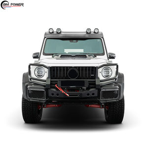 2023 <span class=keywords><strong>G</strong></span> <span class=keywords><strong>clase</strong></span> W464 W463A <span class=keywords><strong>6x6</strong></span> estilo aventura luces de techo alerón delantero Material de carbono seco G63 <span class=keywords><strong>G</strong></span> Wagon G500 350D alerón de techo - Product Image 2