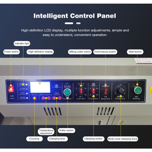 Máquina Encuadernadora de <span class=keywords><strong>Libros</strong></span> Automática de Alta Velocidad, 280 Piezas por Hora, Encuadernación con Pegamento Inalámbrico, A4, Grosor Máximo de 6 cm, Equipo de Encuadernación con Pegamento Termofusible - Product Image 4