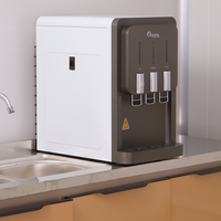 Mini distributeur d'eau de bureau avec système de purification UF chaud et froid, machine de traitement de l'eau à prix abordable