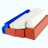 Bande d'étanchéité en mousse de caoutchouc silicone extrudé résistant aux hautes températures Junuan