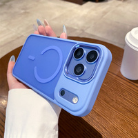 Étui de téléphone magnétique antichoc de luxe de haute qualité pour iPhone 17 18 Pro Max, coque personnalisée au toucher doux et agréable