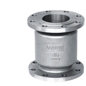 1 inch Swing dọc nước thải kiểm tra van 316 thép không gỉ Hướng dẫn sử dụng điện loại im lặng cho phương tiện truyền thông nước biểu tượng hướng của dòng chảy - Product Image 1