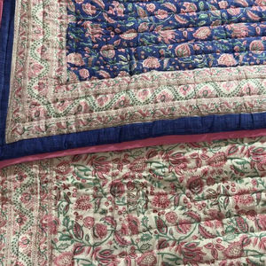 Rajasthani estampado Premium hecho a mano Jaipuri diseño bloque estampado edredón algodón HandBlock impreso diseño étnico edredón para uso en invierno - Product Image 1
