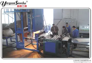 Yuyun Sanhe su kağıt evaporatif soğutma pedi Celdek ped üretim hattı yapma makinesi üretim makinesi 7090 7060 5090