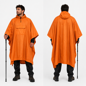 Poncho <span class=keywords><strong>de</strong></span> <span class=keywords><strong>pluie</strong></span> imperméable 3 en 1, léger, en polyester, cape <span class=keywords><strong>de</strong></span> <span class=keywords><strong>pluie</strong></span> pour le camping, abri multifonctionnel, bâche <span class=keywords><strong>de</strong></span> <span class=keywords><strong>pluie</strong></span>, tente, poncho <span class=keywords><strong>de</strong></span> randonnée - Product Image 2
