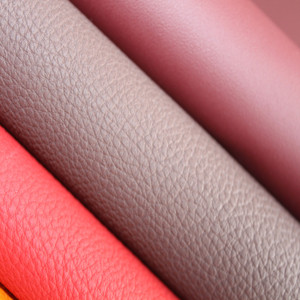 ผ้าหนังเทียม หนา 1.2-1.4 มม. สีพื้น ทอเนื้อนุ่ม สำหรับใช้ตกแต่งภายในรถยนต์ - Product Image 1