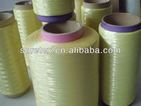Hilo de Filamento de Para-Aramida 100% de Alta Resistencia y Resistente al Calor 1000D, 200D-3000D para Tejido, Embalaje y Trenzado