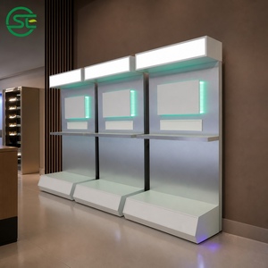 Estante de Exhibición Blanco para Pared, Mueble para Tienda de Electrodomésticos, Soporte de Exhibición para TV, Estantería para Minoristas, Personalizable - Product Image 4