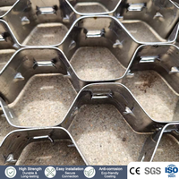 Système d'ancrage réfractaire en treillis métallique hexagonal perforé en acier inoxydable avec service de découpe pour la revêtement des fours à ciment