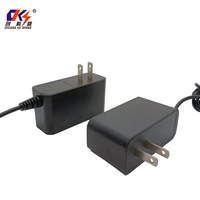 Adaptador de Corriente AC DC 24V 0.5A 12W con Enchufe Estadounidense para Cámara CCTV y Altavoz, Adaptador de Corriente Conmutada 100-240V, Conexión Enchufable