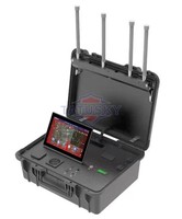 Détecteur de drone FPV portable avec écran tactile pour la mise en réseau de plusieurs appareils et la détection de foule pour les systèmes de sécurité