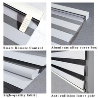 Persianas Verticales Zebra Ajustables, Opacas, de Doble Capa, para Sala de Estar y Oficina