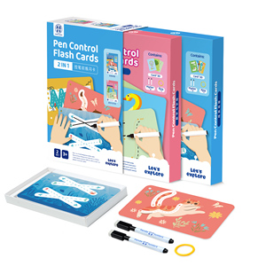 Tarjetas Flash para niños de 2 a 4 años, tarjetas Flash para aprender con Forma de palabra, número de Color, tarjetas con letras en inglés, tarjeta Flash de educación temprana - Product Image 2