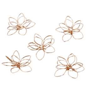 jiangc (<span class=keywords><strong>09200</strong></span>) Flor de doble capa con 5 pétalos - Product Image 4