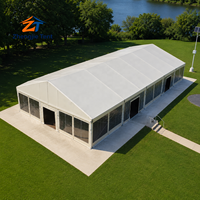 Tente chapelle transparente en PVC pour exposition, mariage, culte extérieur et retraite spirituelle - Auvent durable et imperméable