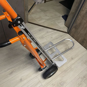 Carretilla de Plataforma Plegable 3 en 1 de Aluminio Resistente, Carretilla de Mano de Cuatro Ruedas con Capacidad de Carga de 350 kg, Carretilla para Transportar Refrigeradores - Product Image 5
