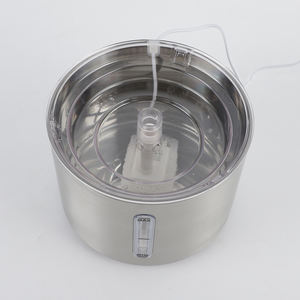 Alimentador de <span class=keywords><strong>bebedero</strong></span> con filtro para gatos de 2,5 L, alimentador de bebidas de acero inoxidable para mascotas con <span class=keywords><strong>grifo</strong></span>, dispensador de agua automático para mascotas - Product Image 4