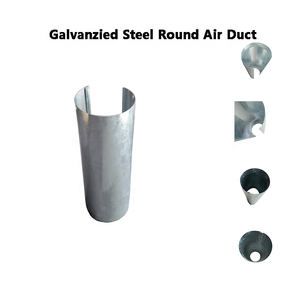 Ống Dẫn Khí Tròn Bằng Thép Mạ Kẽm Cho HVAC - Product Image 2