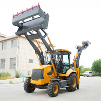Usine chinoise 4x4 pelleteuse télescopique pelle chargeuse agricole Mini pelleteuse chargeuse sur pneus traction sur roues Mini tracteur chargeuse-pelleteuse